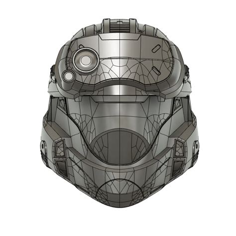 ODST Sniper Helmet 3D Model for Cosplay Armour Inspired by - Etsy