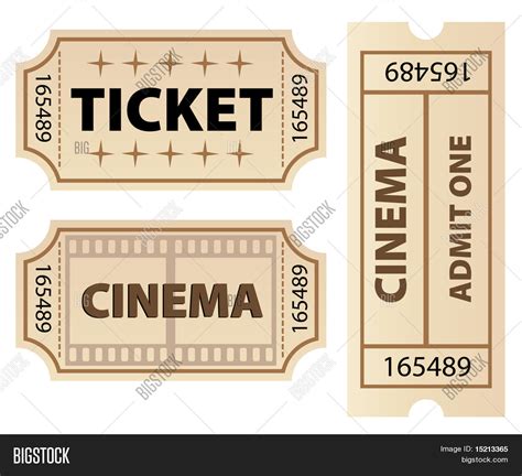 Vector Ticket Vector & Photo (Free Trial) | Bigstock