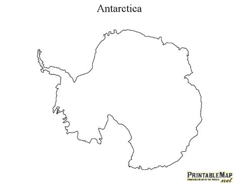 6 Best Images of Printable Map Of Antarctica - Antarctica Map Coloring Page, Antarctica Map ...