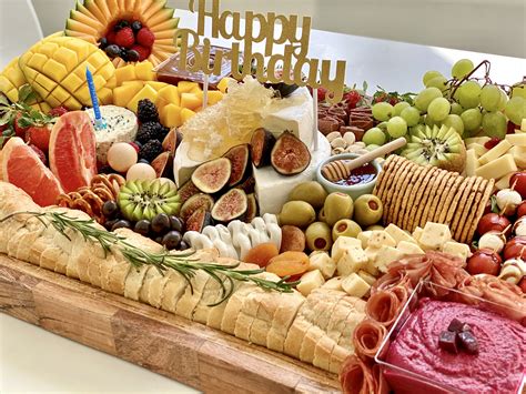 Birthday Grazing Platter | Party food platters, Charcuterie, Food platters