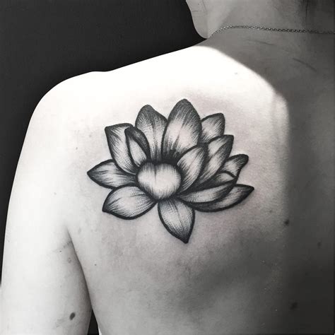 Discover 68+ lotus flower tattoo black and grey super hot - in.cdgdbentre