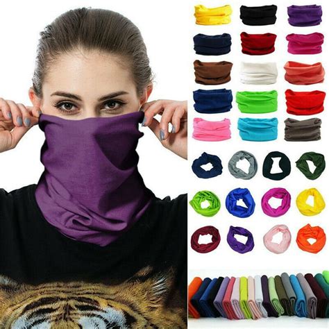 V.I.P. - 2 PCS Neck Warmer Neck Gaiter Face Scarf Mouth Cover ...