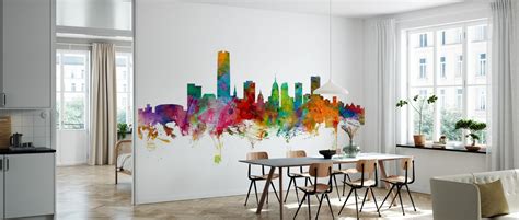 Oklahoma City Skyline – decorate with a wall mural – Photowall