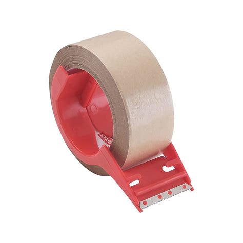 Staples Paper Packaging Tape with Dispenser 1.89" x 44 Yds Brown 1/Roll 31391-CC - Walmart.com ...