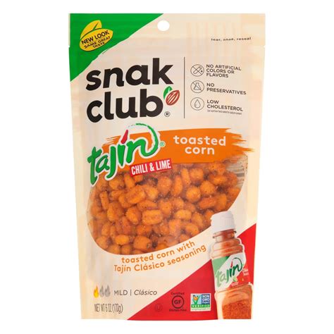 Snak Club Tajin Clasico Toasted Corn - Shop Nuts & Seeds at H-E-B