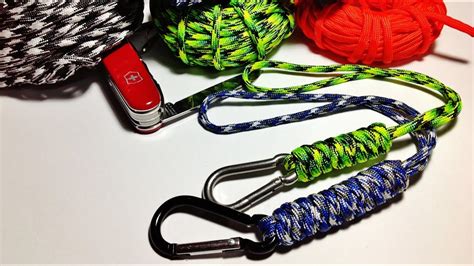 How to make / tie wrist paracord lanyard with the Snake Knot ( Tutorial ) - YouTube