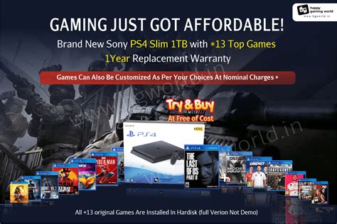 Sony PlayStation 4 | PS4 Slim | 1 Tb | 12 Top Games Free | Brand New – HG WORLD