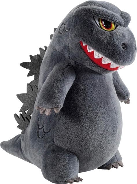 Kidrobot - HugMe Godzilla Plush Toy - Gray/Red/White | Plush toy ...