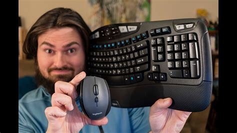 Logitech Comfort Wireless Combo Wave Keyboard and Mouse - YouTube