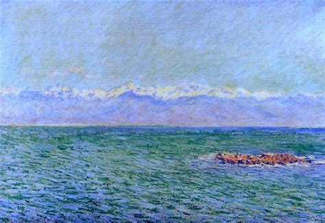 The Sea and the Alps, 1888 - Claude Monet - WikiArt.org