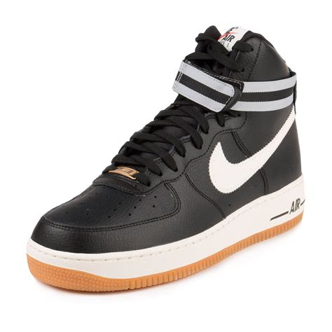 Nike - Nike Mens Air Force 1 High '07 Black/SL-Wlf Grey-Gm Lght Brn ...