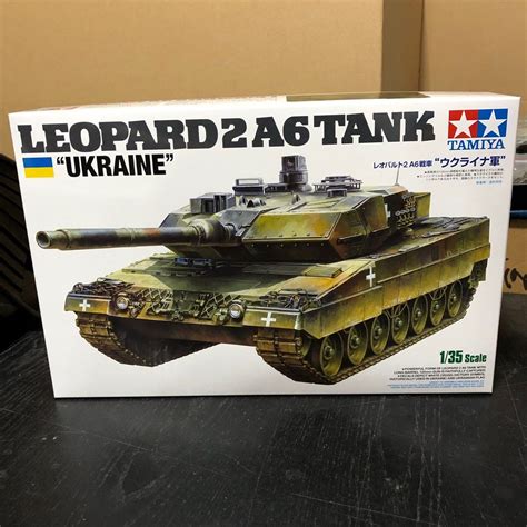 1/35 Tamiya Ukraine Leopard 2A6 Tank Model Kit, Hobbies & Toys, Toys ...