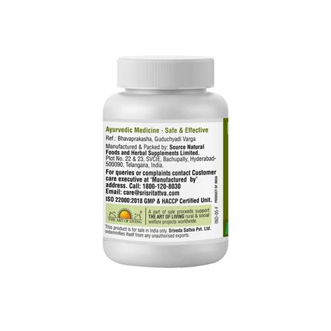 Sri Sri Tattva Amruth 500 mg, 60 Tablets Price, Uses, Side Effects ...