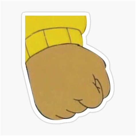 "Arthur fist" Sticker for Sale by jresher | Redbubble