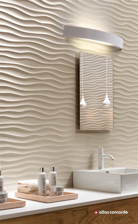 3D Wall - Three-dimensional ceramic wall tiles - Atlas Concorde | Bathroom wall tile design ...