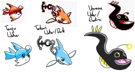 Beta Pokemon Gold and Silver Designs #3 by ElinorDraws on DeviantArt