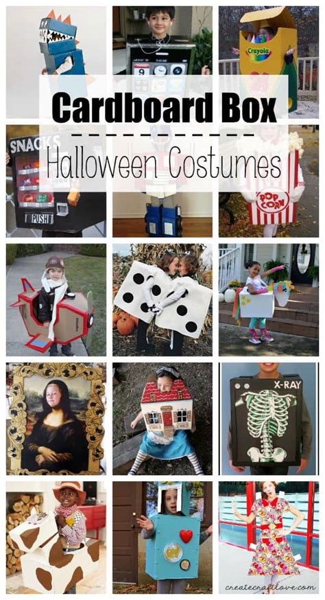 Cardboard Box Halloween Costumes