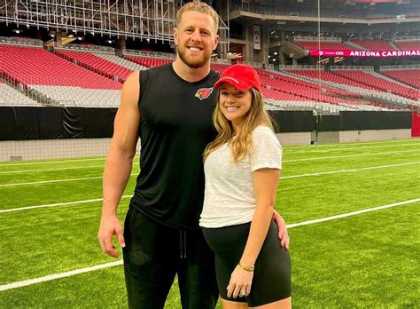 Pregnant Kealia Watt Visits Husband JJ Watt at NFL Training Camp: Photo