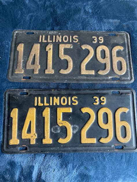 Vintage License Plates - Etsy