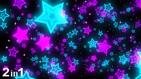 Stars Neon Background (2-Pack), Motion Graphics | VideoHive