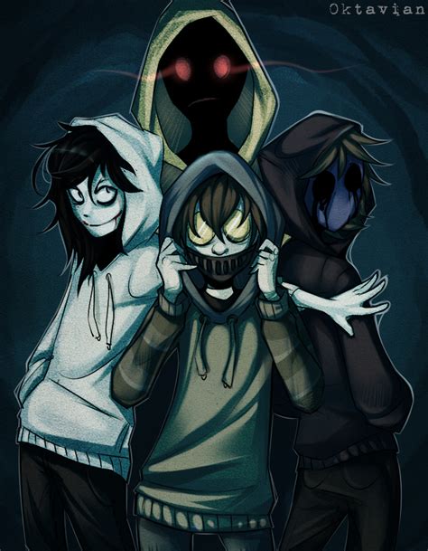 |Creepypasta| Hoodie Squad |+SPEEDPAINT| by 0ktavian on DeviantArt