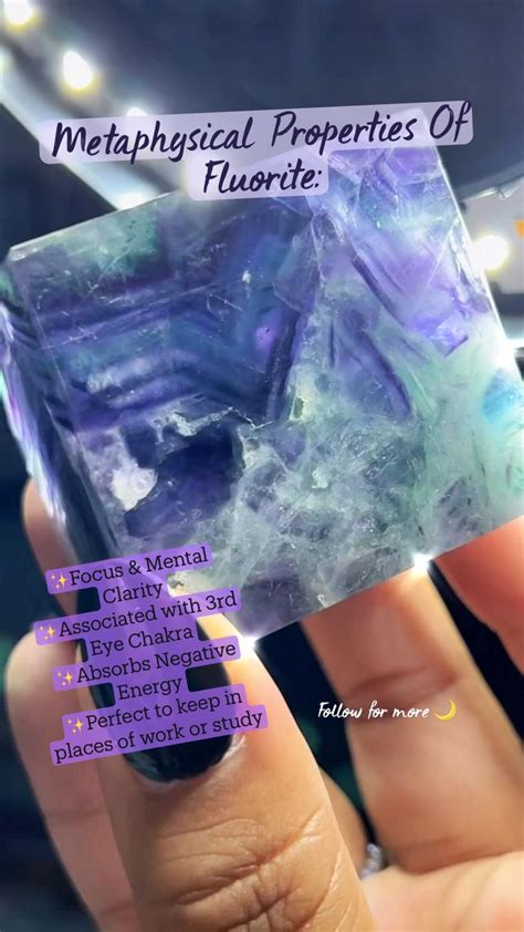 Metaphysical Properties Of Fluorite | Crystals for Focus | Crystal for Students | Metaphysics ...