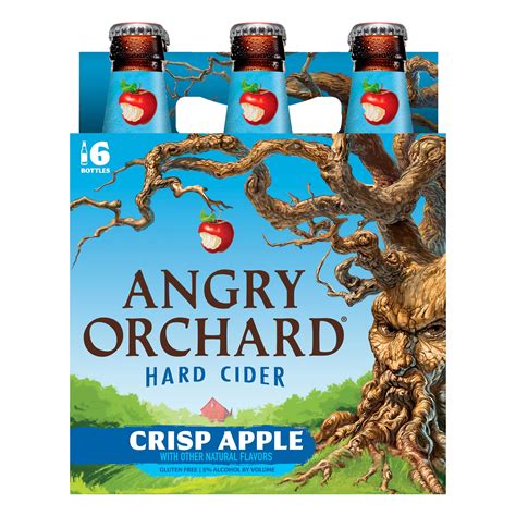 Angry Orchard Crisp Apple Hard Cider 12 oz Bottles - Shop Hard Cider at ...