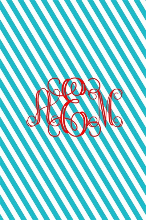 Preppy Monogram Wallpaper - WallpaperSafari