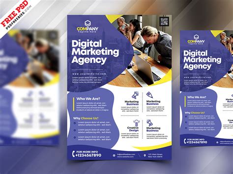 Digital Marketing Agency Flyer Template PSD – Download PSD