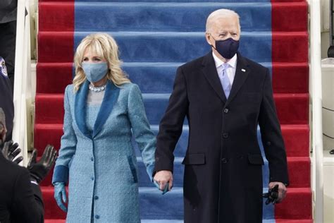 Jill Biden wears blue on Inauguration Day 'to signify trust' - UPI.com