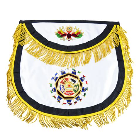 32nd Degree Rounded Scottish Rite Masonic Apron