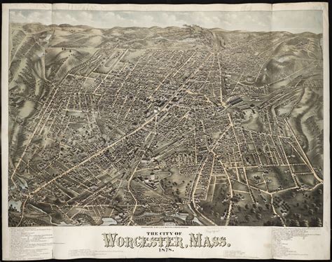 The city of Worcester, Mass - Norman B. Leventhal Map & Education Center