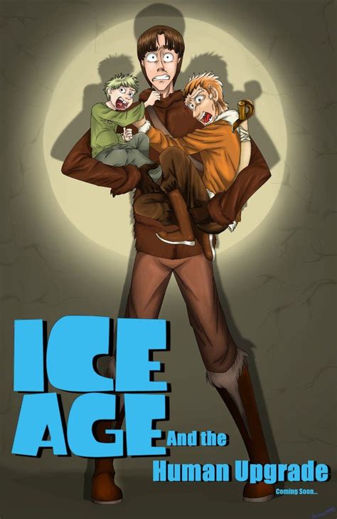 Ice Age Human Poster by skyrore1999 on deviantART | Anime vs cartoon, Ice age, Disney fan art