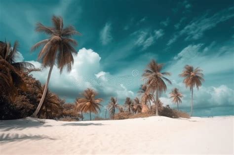 Sea Sand Beach. Generate Ai Stock Illustration - Illustration of hawaii, summer: 275619843