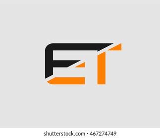 Letter Et Logo Stock Vector (Royalty Free) 467274749 | Shutterstock