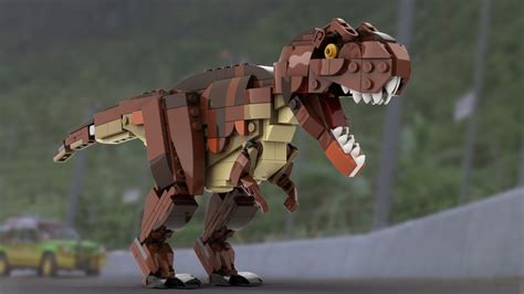 LEGO MOC T. Rex Minifigure Scale by 2bricksofficial | Rebrickable ...