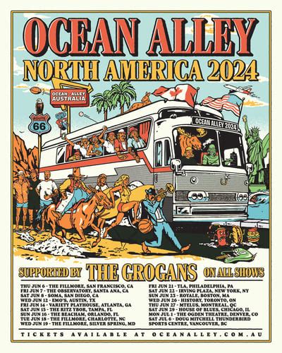 Aussie Rockers Ocean Alley Announce North American Summer Tour @ Top40-Charts.com - New Songs ...