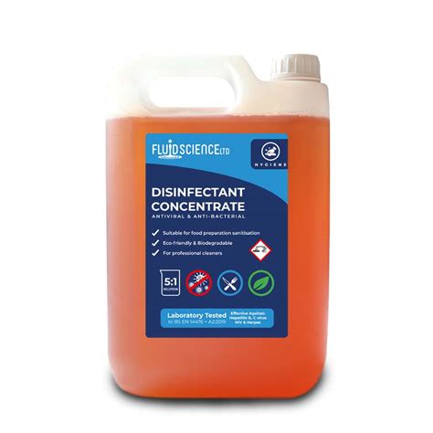 Disinfectant Concentrate - Kills 99.99% of Viruses - Fluid Science