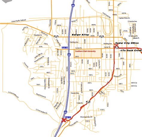 Directions and maps to my Cedar City and mountain real estate offices ...