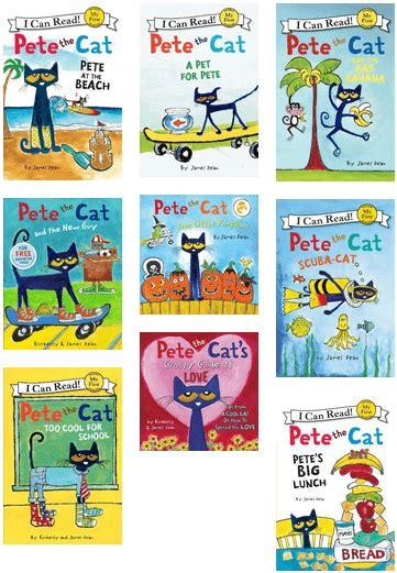 Download Pete The Cat Book Covers Collection | Wallpapers.com