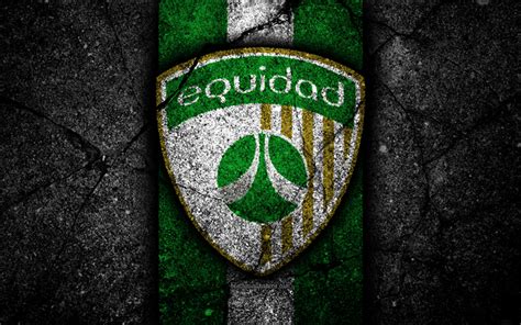 Download wallpapers Deportivo La Equidad FC, 4k, logo, Colombian ...