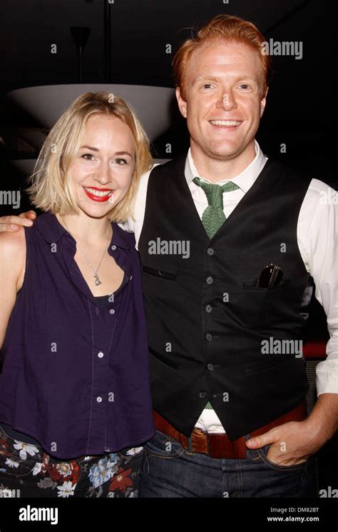 Sarah Goldberg and Brendan Griffin Closing night after party for Broadway play 'Clybourne Park ...