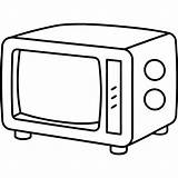 Microwave coloring Page Outline book Line Art Drawing  sketch template