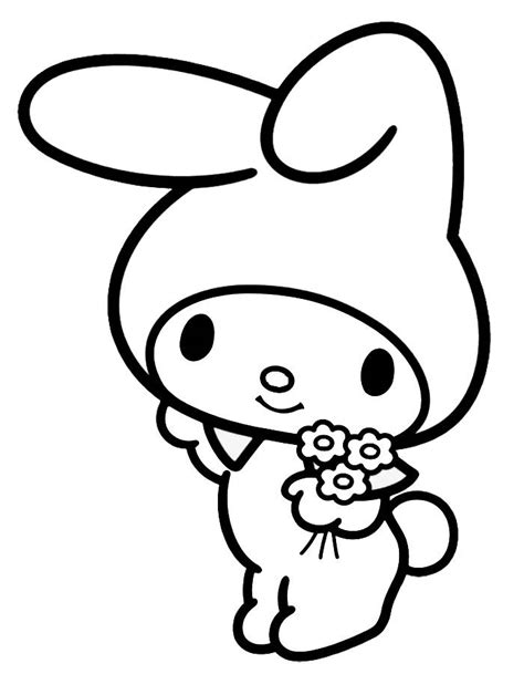 My Melody Coloring Pages (Free Printable PDF)