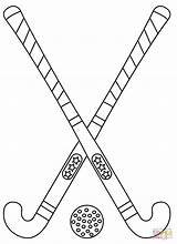 Field Hockey Stick And Ball coloring page  Free Printable Coloring Pages sketch template