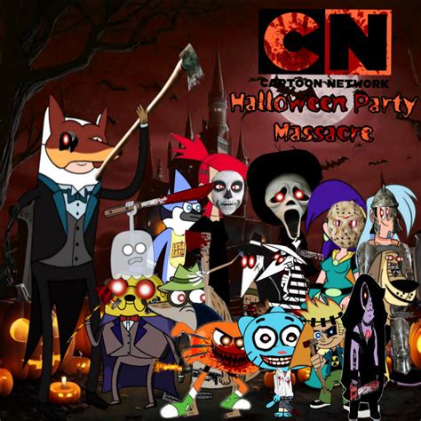 Cartoon network Halloween Party Massacre poster by sonicsprabary on DeviantArt