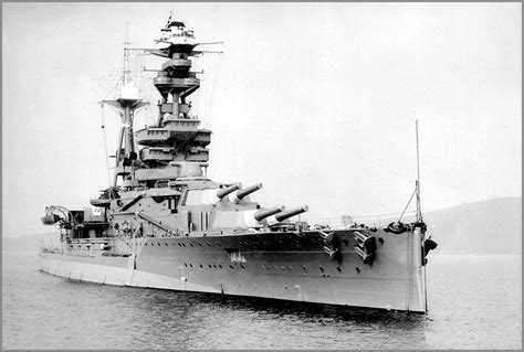 Vintage photographs of battleships, battlecruisers and cruisers ...