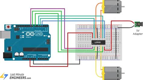 In-Depth: Control DC Motors with L293D Motor Driver IC & Arduino