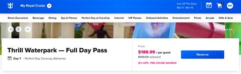 Coco Cay - Thrill Water Park $$$ - Royal Caribbean International - Cruise Critic Community