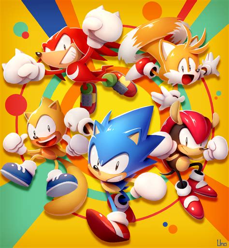 What a wonderful sonic mania artwork! (Sonic mania plus, sonic the ...